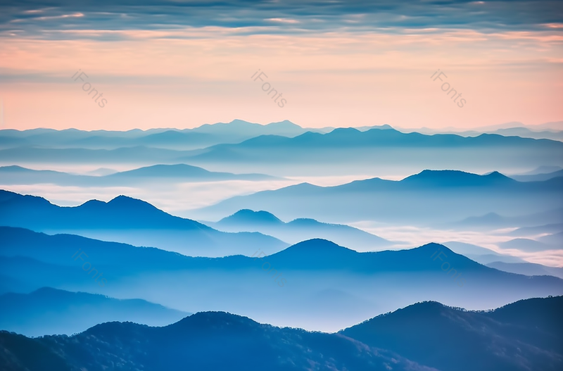 暗色山顶云层云海连绵不绝的山脉风景背景,高清,摄影图,摄影图片,图片大全,摄影图免费下载